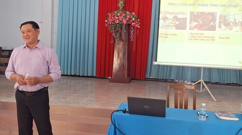 Tập huấn tuyên truyền viên vận động hiến máu tình nguyện tại huyện Thạnh Phú