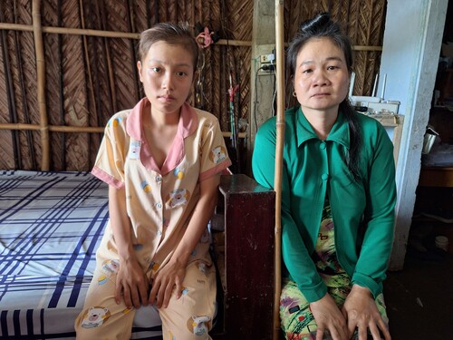 Nỗi đau bệnh tật ngập tràn trong ngôi nhà nhỏ
