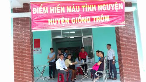 Hội Chữ thập đỏ huyện Giồng Trôm tổ chức hiến máu đợt 3 năm 2019