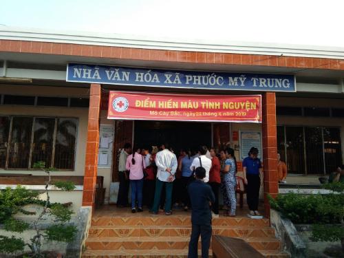Ban Chỉ đạo vận động “Hiến máu tình nguyện” huyện Mỏ Cày Bắc tổ chức hiến máu tình nguyện đợt 02 năm 2019