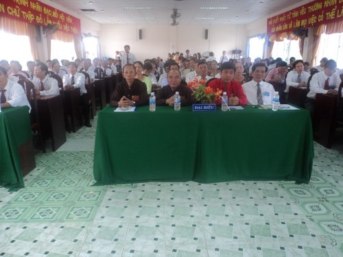 Hội Chữ thập đỏ huyện Bình Đại tổ chức Đại hội đại biểu NK 2011-2016
