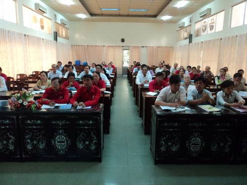 Hội Chữ thập đỏ tỉnh Bến Tre tổng kết công tác Hội và phong trào Chữ thập đỏ năm 2012, triển khai công tác vận động hiến máu tình nguyện năm 2013
