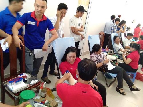 Hội Chữ thập đỏ thành phố Bến Tre tổ chức hiến máu tình nguyện đợt 2 năm 2019