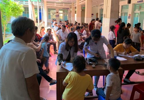 Hội Chữ thập đỏ huyện Ba Tri tổ chức khám tầm soát bệnh tim 