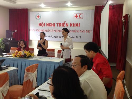 TW hội CTĐ VN triển khai dự án ứng phó khẩn cấp bệnh tay chân miệng tại 8 tỉnh