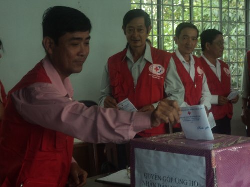 Hội Chữ thập đỏ tinh Bến Tre triển khai kế hoạch vận động ủng hộ Nhật Bản
