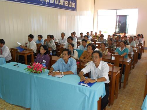 Hội Chữ thập đỏ tỉnh Bến Tre tổ chức tập huấn nghiệp vụ cho cán bộ chủ chốt cơ sở