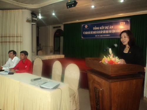 Hội Chữ thập đỏ tỉnh Bến Tre tổng kết Dự án CBHFA 