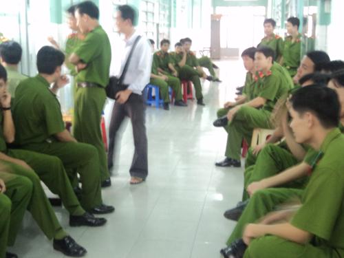 Công an tỉnh Bến Tre tham gia hiến máu tình nguyện cứu người