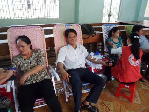 Huyện Mỏ Cày Bắc tổ chức hiến máu tình nguyện