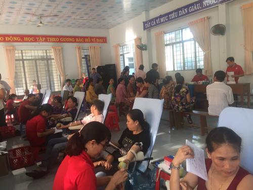 Hội Chữ thập đỏ huyện Mỏ Cày Nam tiếp tục thực hiện kế hoạch “Giọt máu hồng hè” 2019 